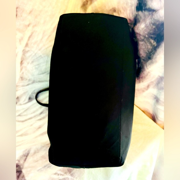 Tory Burch Marion East-West Black Nylon & Leather Tote - Picture 3 of 5